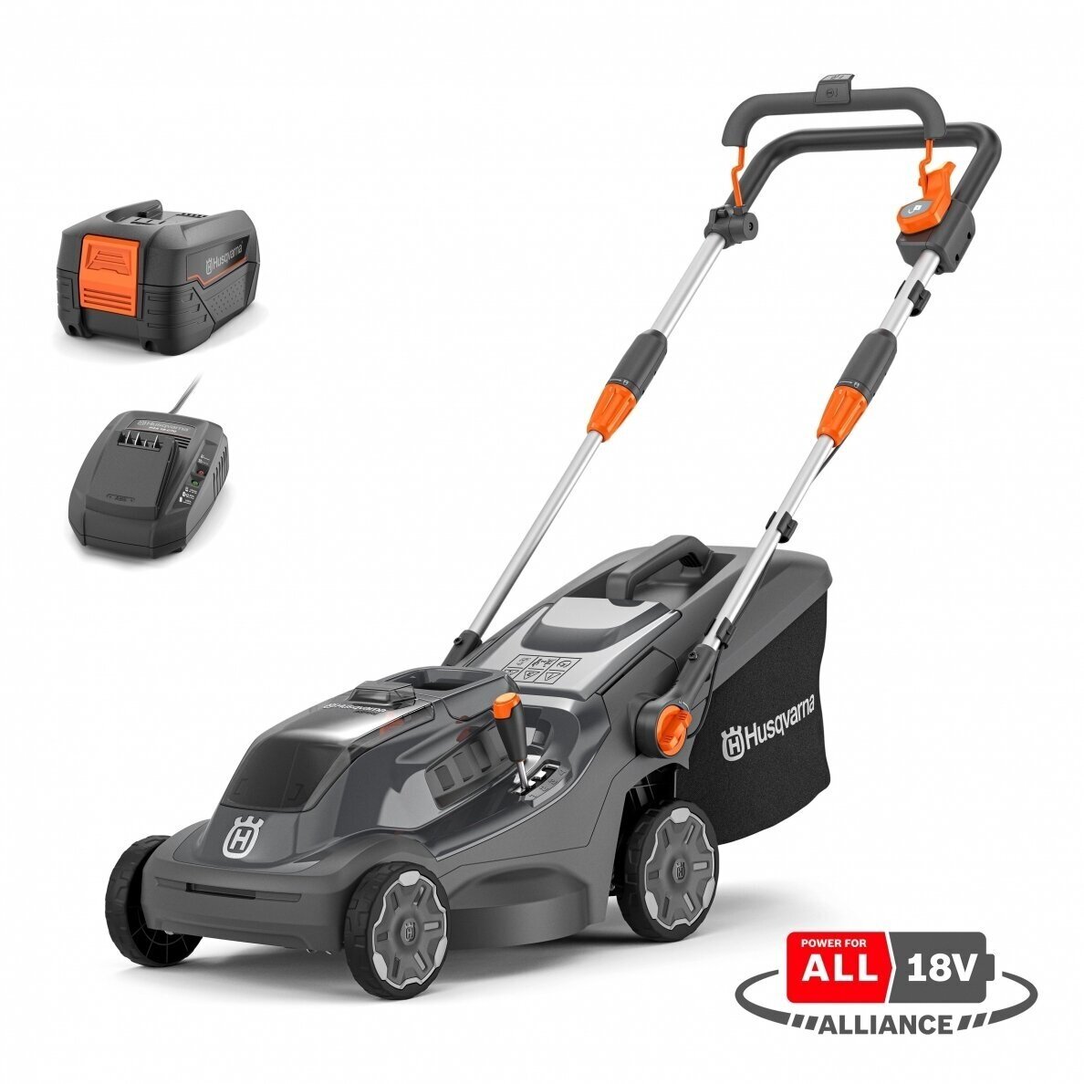 VEJAPJOVĖ AKUMULIATORINĖ HUSQVARNA ASPIRE LC34-P4A SU BATERIJA VEJAPJOVĖ AKUMULIATORINĖ HUSQVARNA ASPIRE LC34-P4A SU BATERIJA